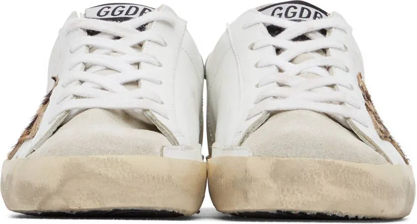 Golden Goose SSENSE Exclusive White & Pink Super-Star Classic Sneakers