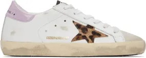 Golden Goose SSENSE Exclusive White & Pink Super-Star Classic Sneakers