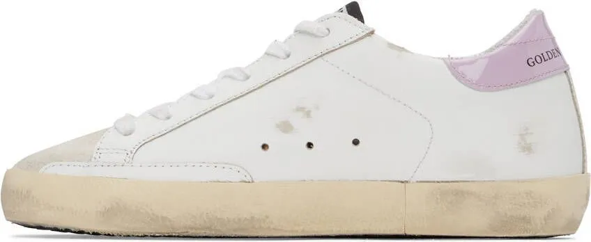 Golden Goose SSENSE Exclusive White & Pink Super-Star Classic Sneakers