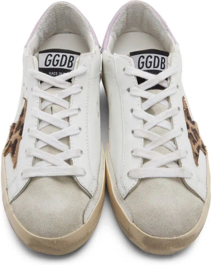 Golden Goose SSENSE Exclusive White & Pink Super-Star Classic Sneakers