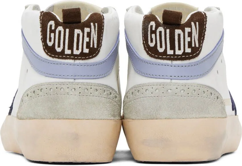 Golden Goose SSENSE Exclusive White Mid Star Sneakers