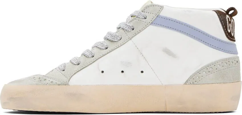 Golden Goose SSENSE Exclusive White Mid Star Sneakers