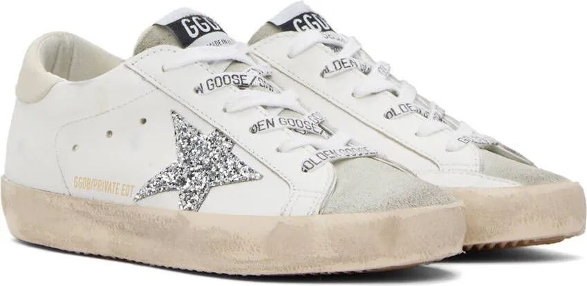 Golden Goose SSENSE Exclusive White Super-Star Sneakers