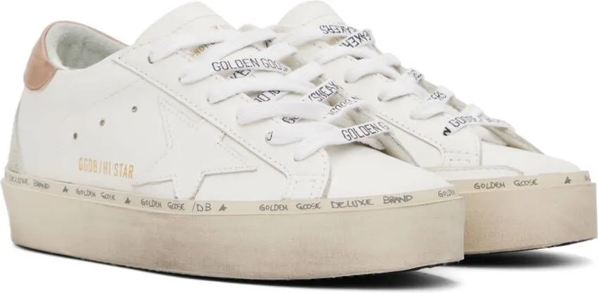 Golden Goose White Hi Star Sneakers