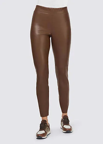 Heine Faux Leather Leggings | Grattan