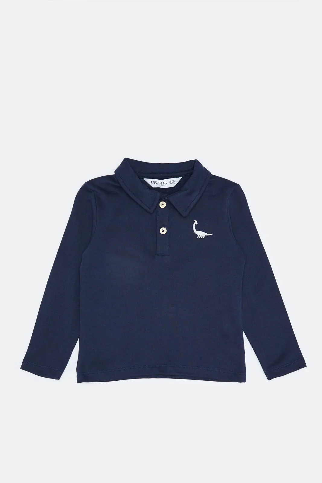 Infant Boys Navy Polo T-Shirt