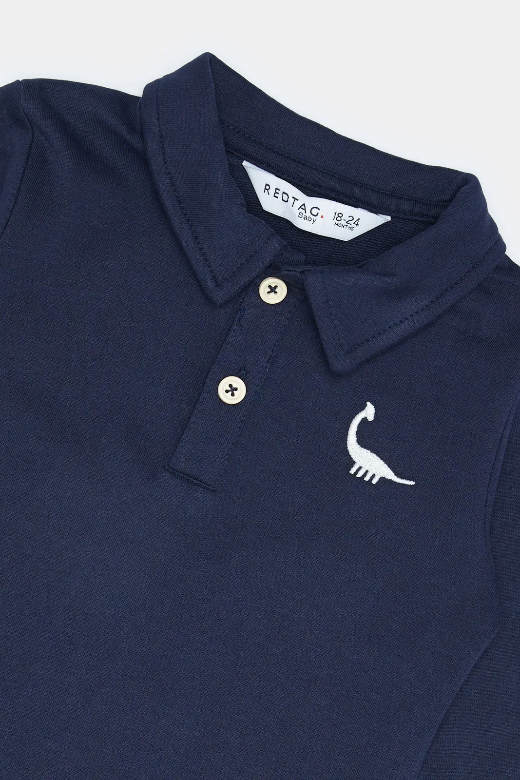 Infant Boys Navy Polo T-Shirt