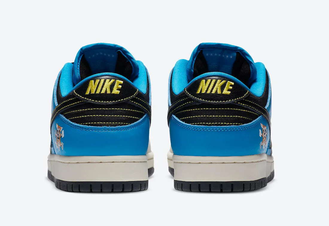 Instant Skateboards x Nike SB Dunk Low Blue Hero Pale Ivory Black CZ5128-400