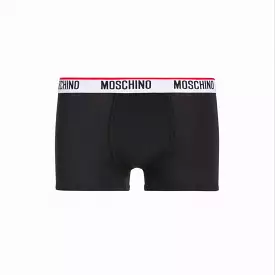 Jersey Boxer With Logo (Black)