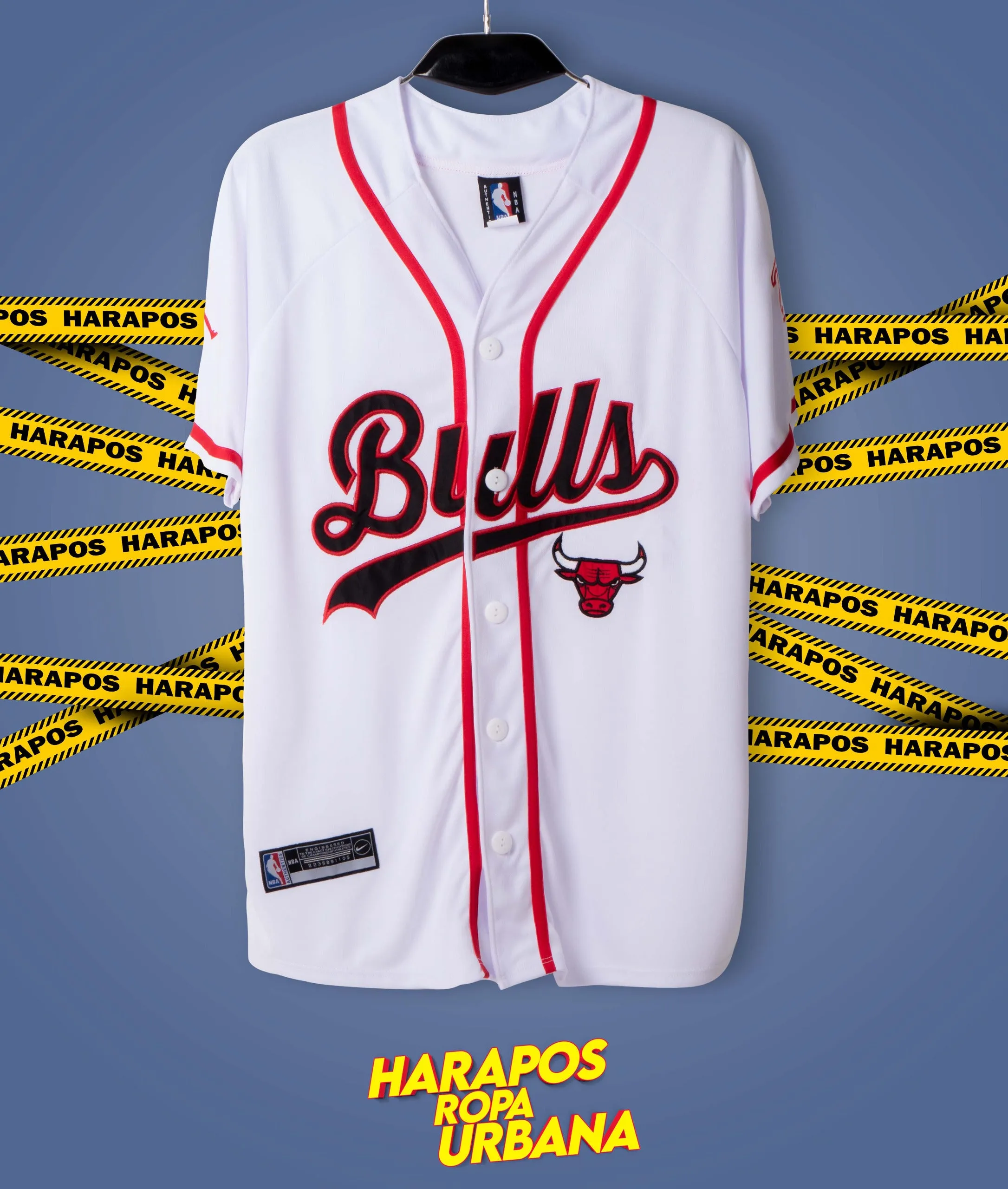 Jersey Chicago Bulls blanca