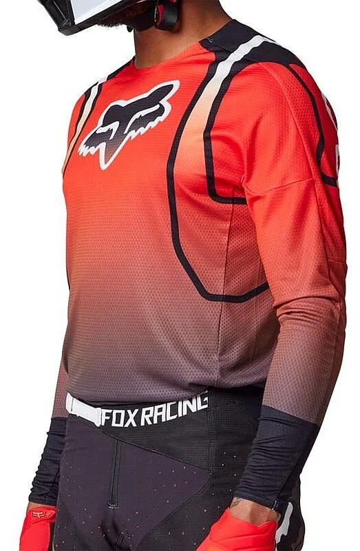 jersey Fox 360 Vizen Jersey LS - Fluo Red - men´s