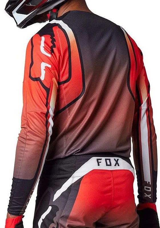 jersey Fox 360 Vizen Jersey LS - Fluo Red - men´s