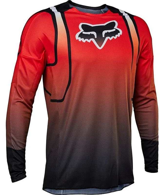 jersey Fox 360 Vizen Jersey LS - Fluo Red - men´s