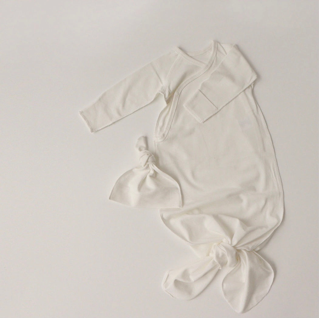 Jersey Kimono Newborn Gown Set