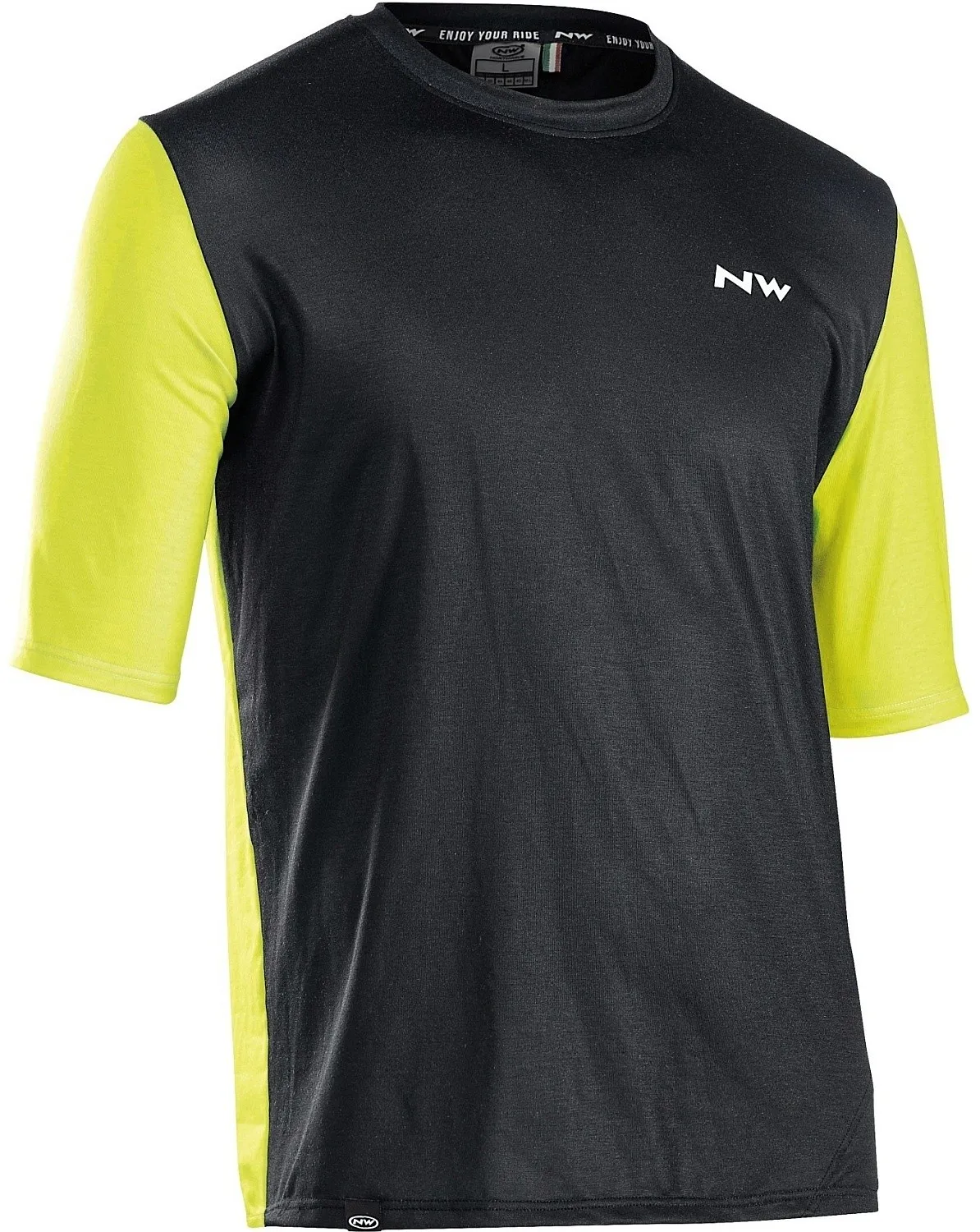 jersey Northwave Xtrail - Black/Lime - men´s