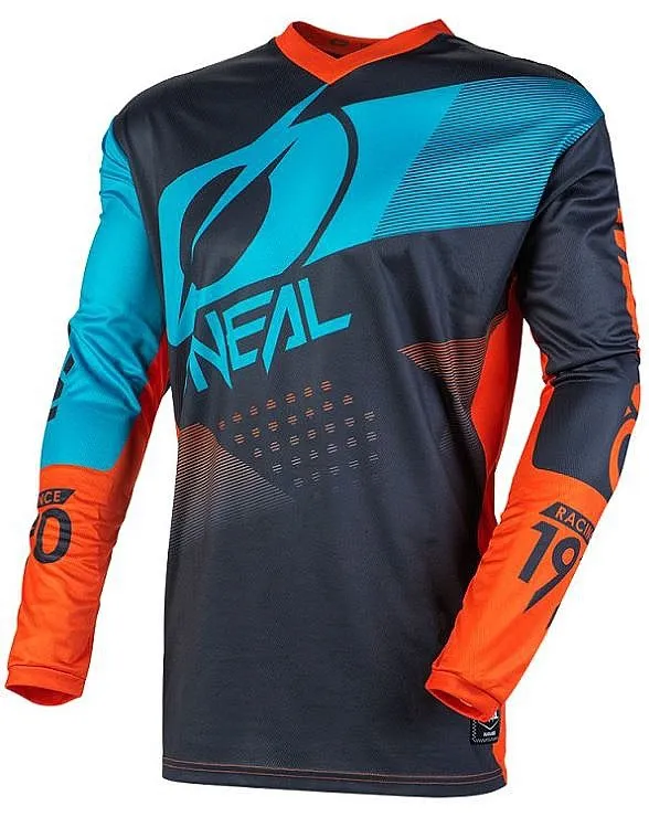 jersey O'Neal Element Factor LS - Grey/Orange - men´s