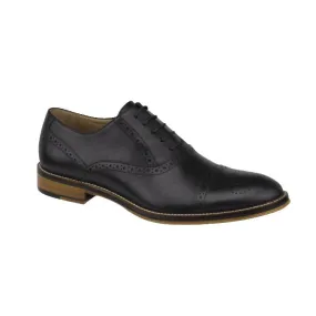 Johnston & Murphy Conard Cap Toe Black Men's