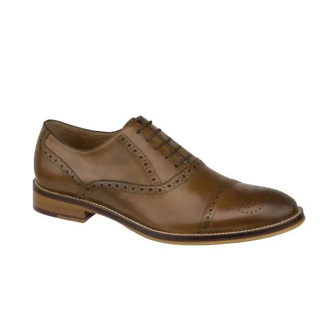 Johnston & Murphy Conard Cap Toe Tan Men's