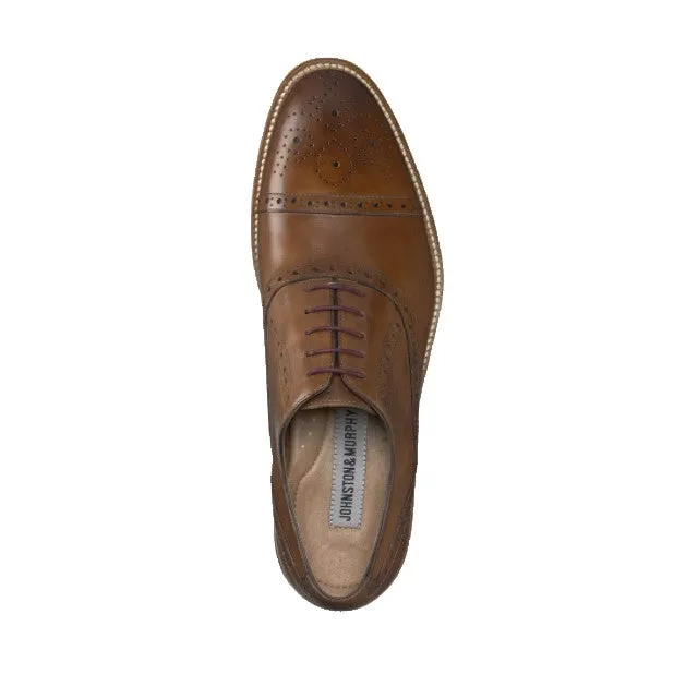 Johnston & Murphy Conard Cap Toe Tan Men's