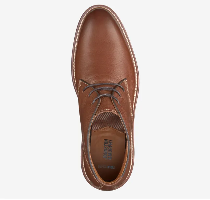 Johnston & Murphy Upton Chukka Tan Full Grain Men's