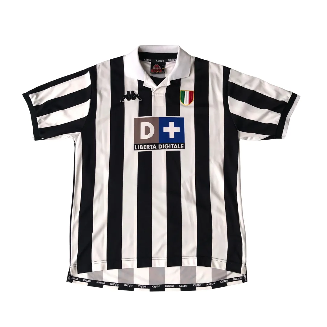 Juventus Del Piero Original Kappa 1998/1999 Home Vintage Football Shirt Large