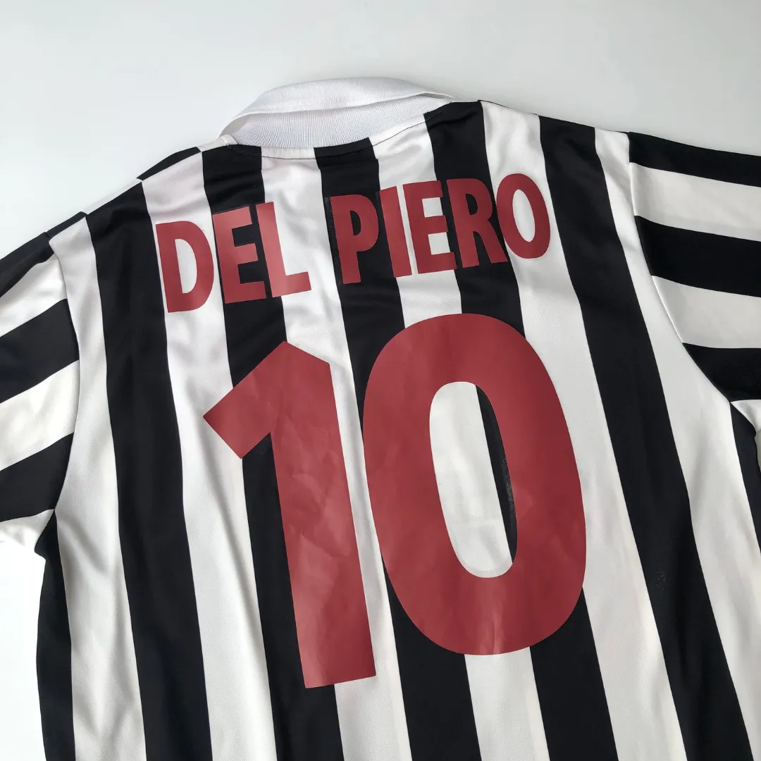 Juventus Del Piero Original Kappa 1998/1999 Home Vintage Football Shirt Large