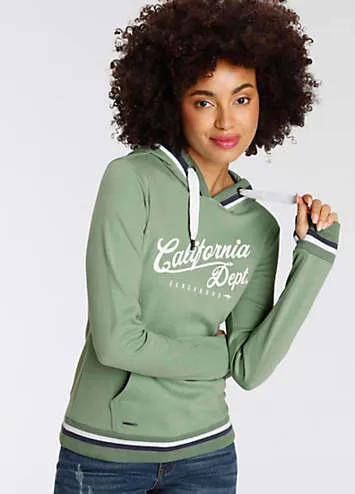 KangaROOS Front Print Hoodie | Grattan