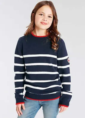 KangaROOS Kids Stripe Knit Jumper | Grattan