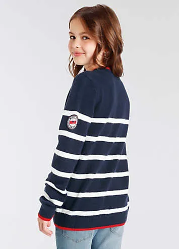 KangaROOS Kids Stripe Knit Jumper | Grattan