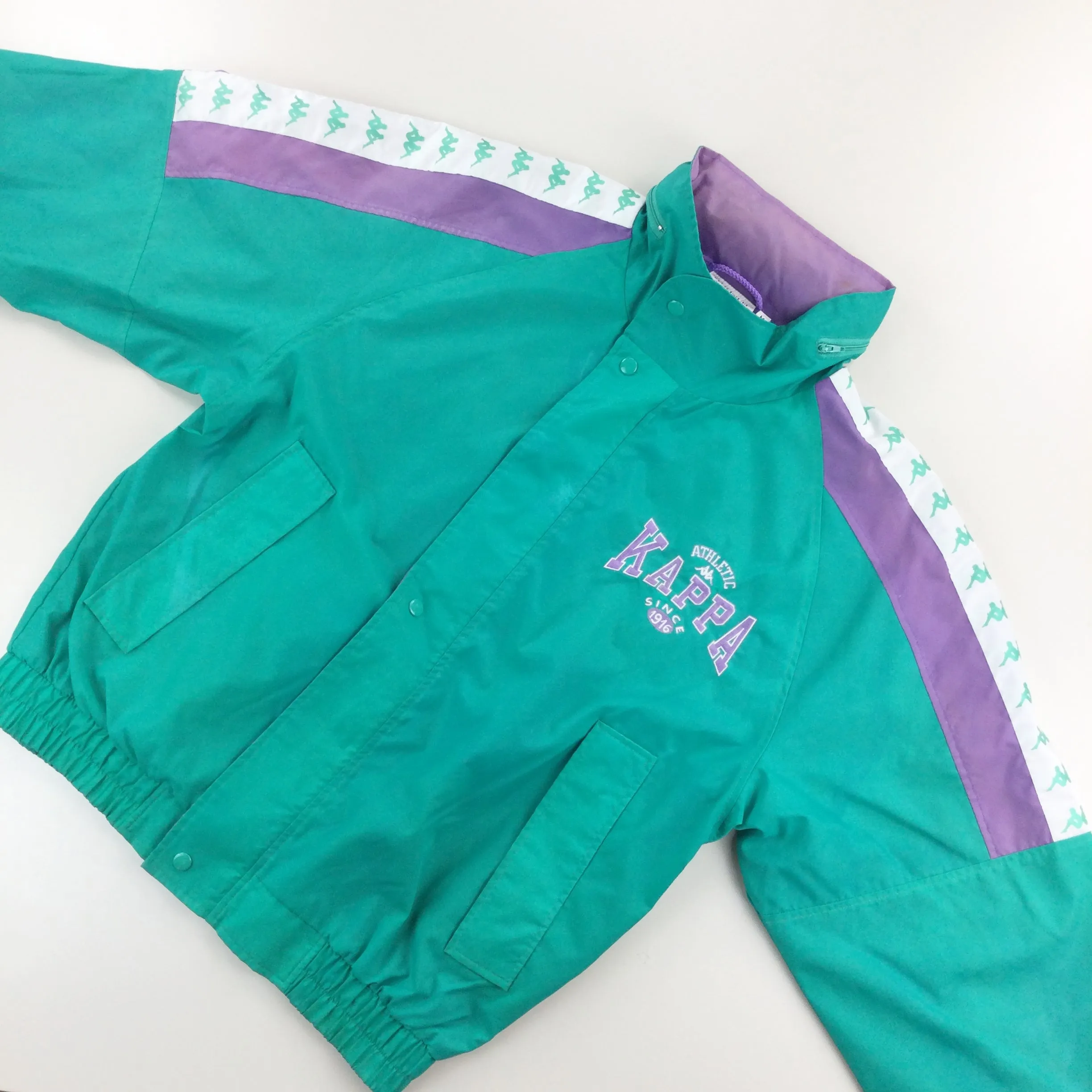 Kappa 90s Windbreaker Jacket - Medium