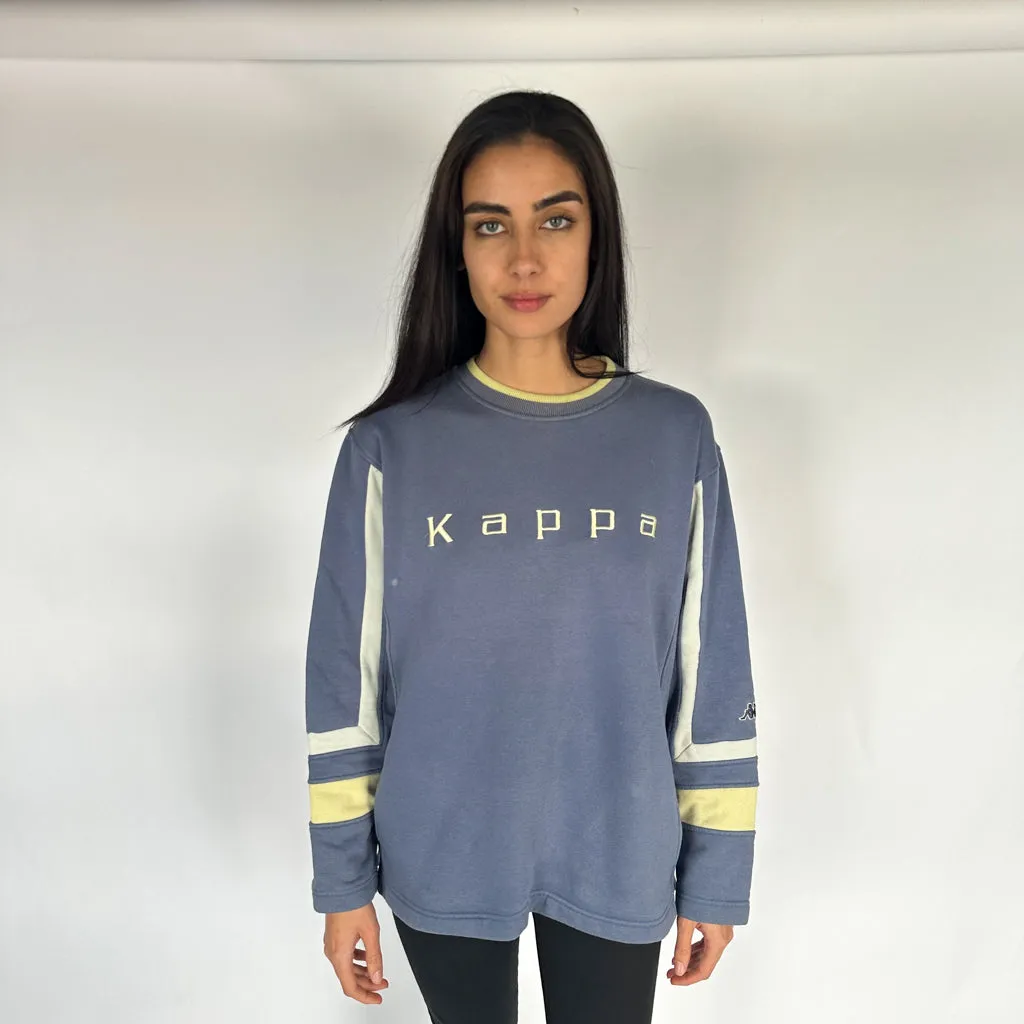 LIGHT BLUE 90S KAPPA SPELLOUT SWEATSHIRT (