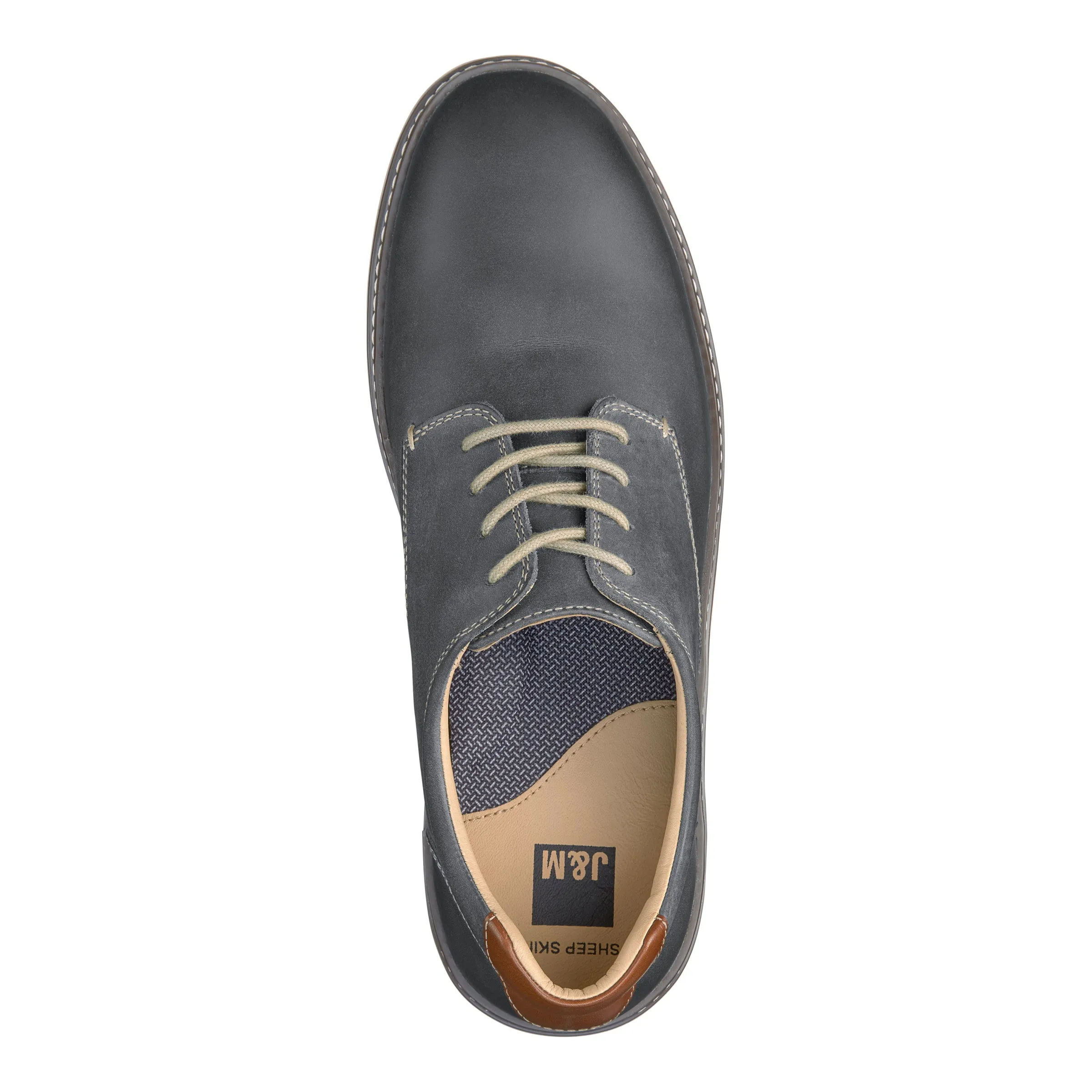 Men's Johnston & Murphy McGuffey Plain Toe Color: Gray