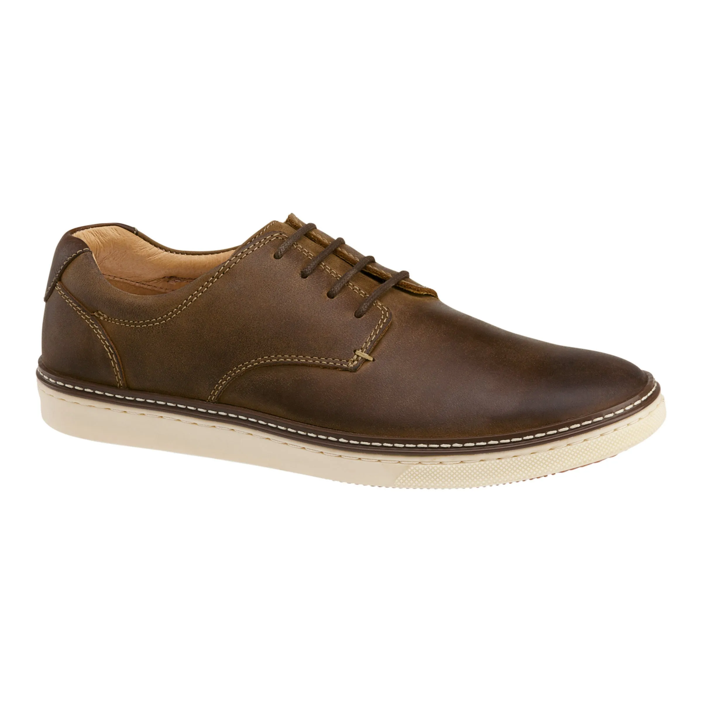 Men's Johnston & Murphy McGuffey Plain Toe Color: Tan Oiled Full Grain