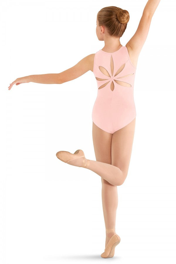 Mirella Child Flower Back Leotard - M413c