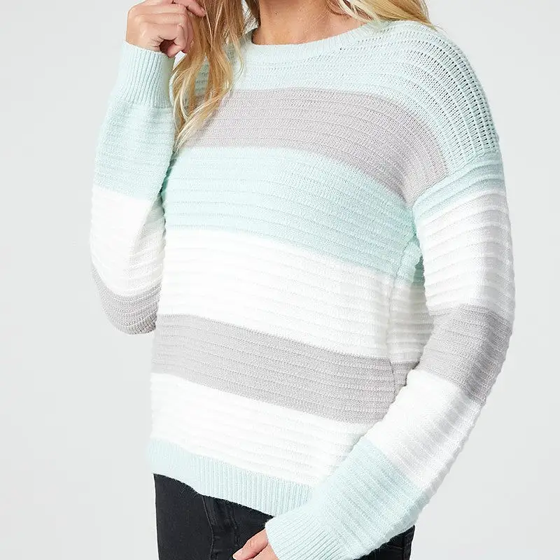 Multi Colour Long Sleeve Knit