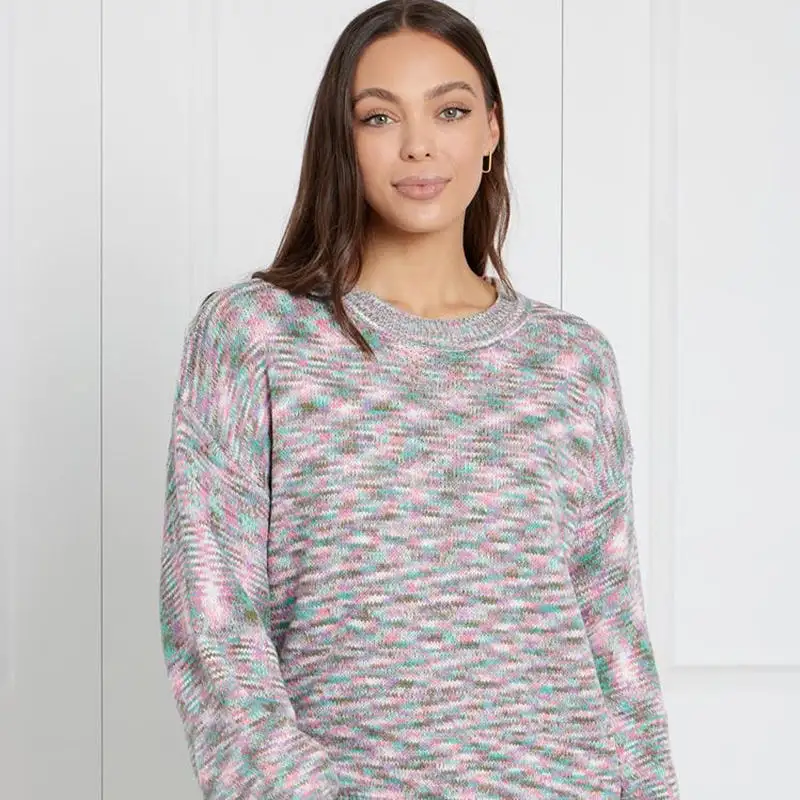 Multicoloured Long Sleeve Knit