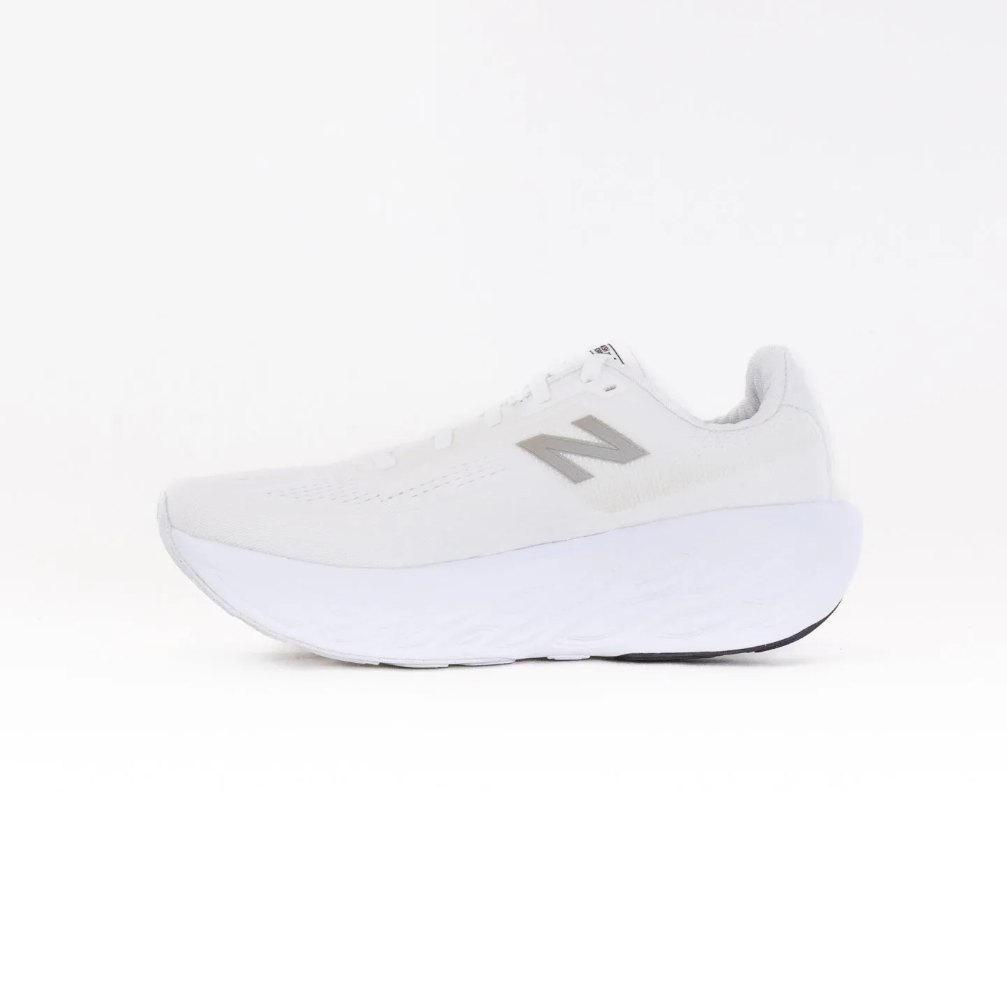 New Balance 1080V14 (Women's) - White with Light Gold Metallic and Sea Salt