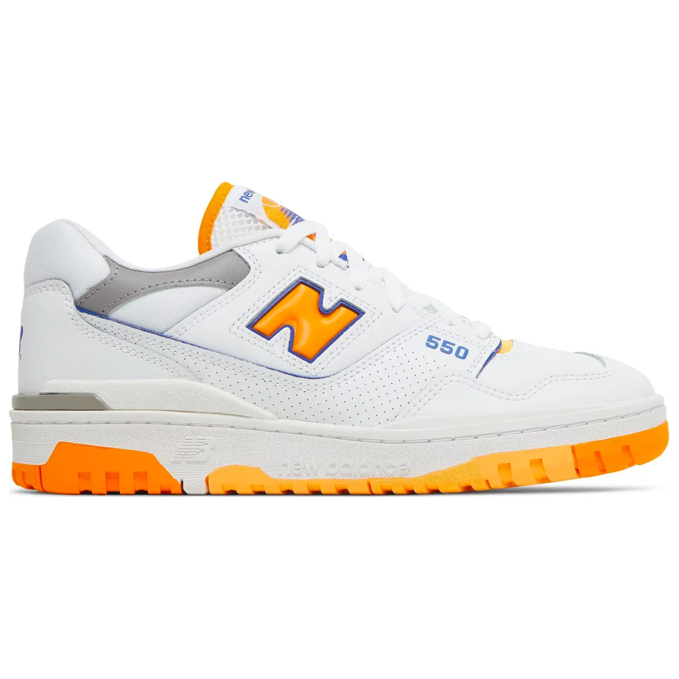 New Balance 550 White Vibrant Orange