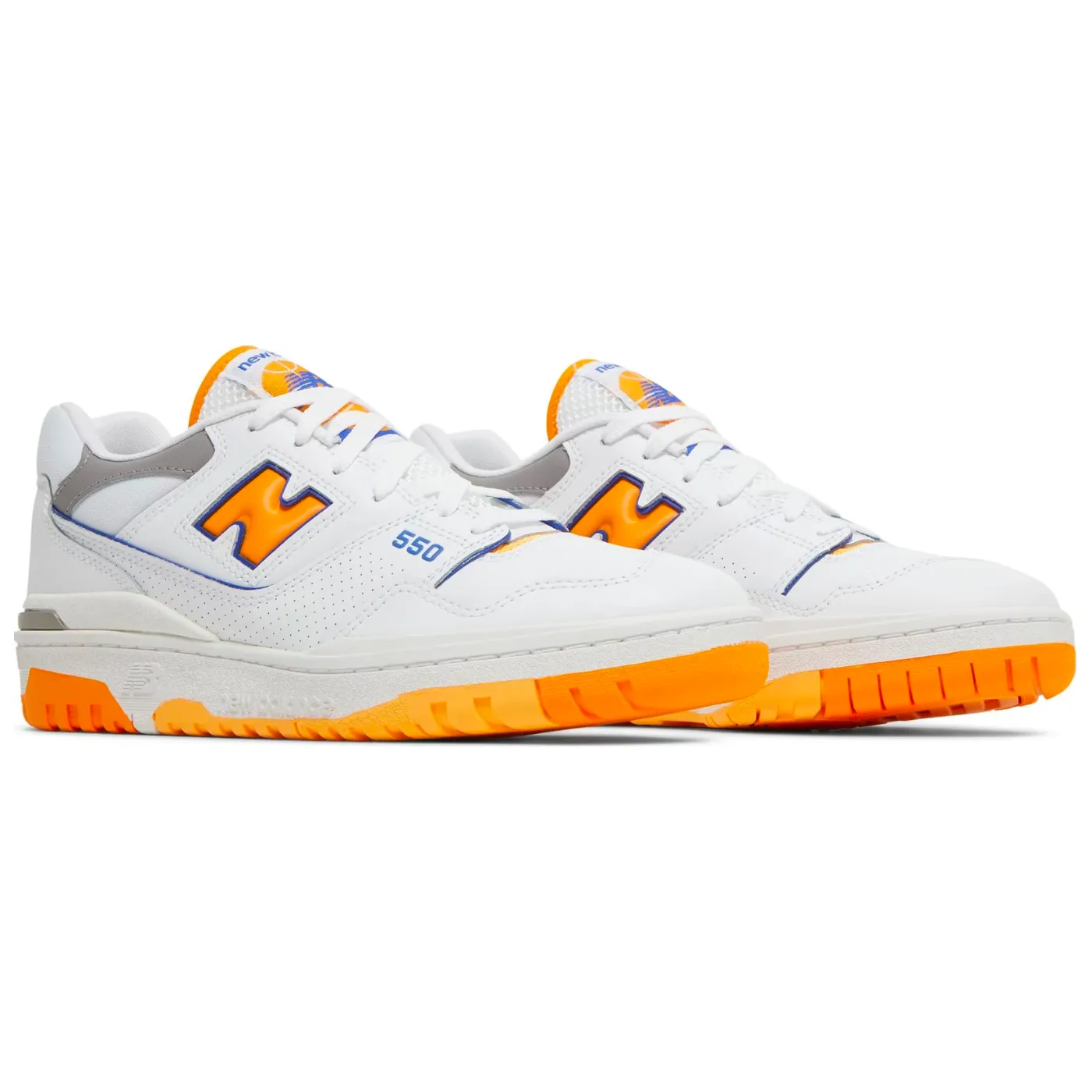 New Balance 550 White Vibrant Orange