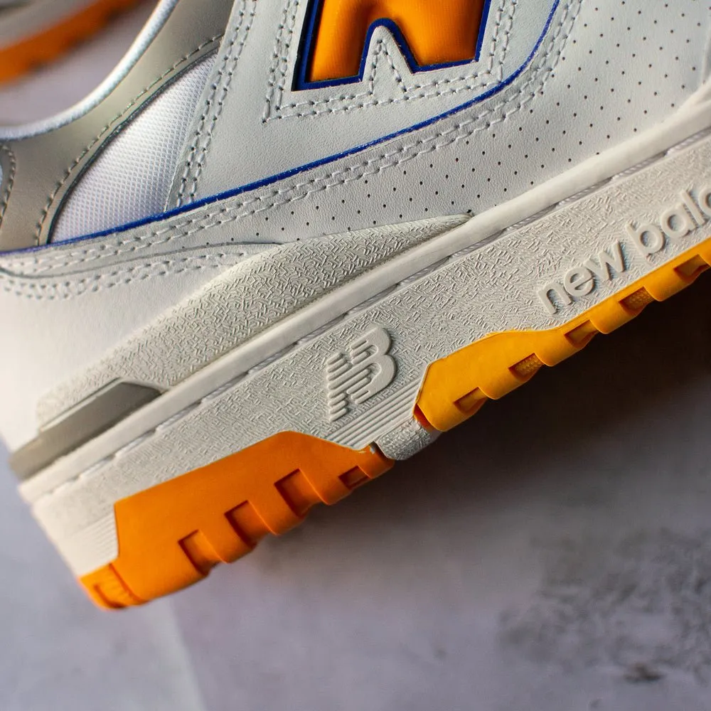 New Balance 550 White Vibrant Orange