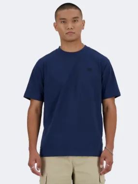 New Balance Athletics Men Lifestyle T-Shirt  Navy