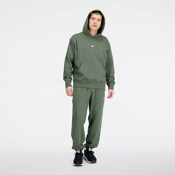 NEW BALANCE Athletics Remastered Graphic French Terry Hoodie Deep Olive Green