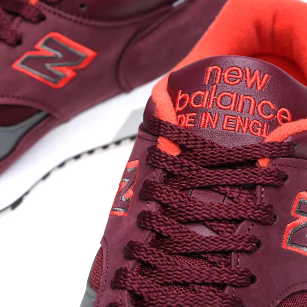 New Balance M1500BRG - Made in EnglandMaroon & Neon Red