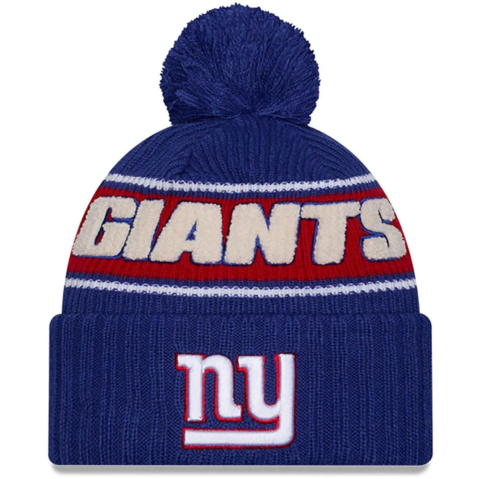 New Era Mens Knits New York Giants Bobble Hat - Blue