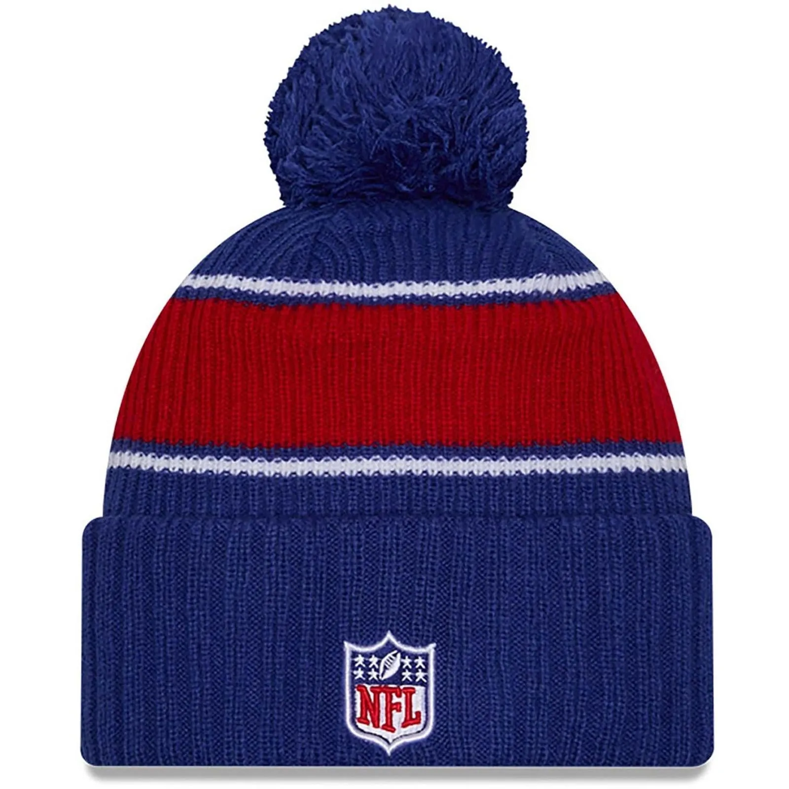 New Era Mens Knits New York Giants Bobble Hat - Blue