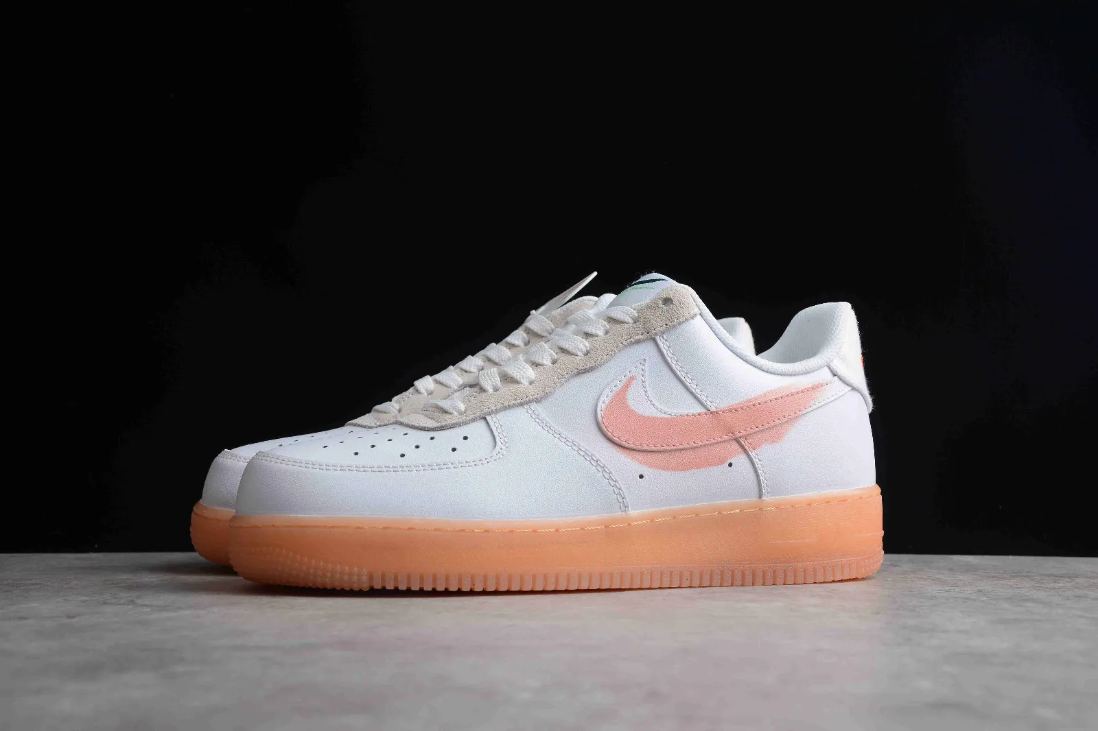 Nike Air Force 1 07 Low Earth Day White Orange Shoes DB3595-100