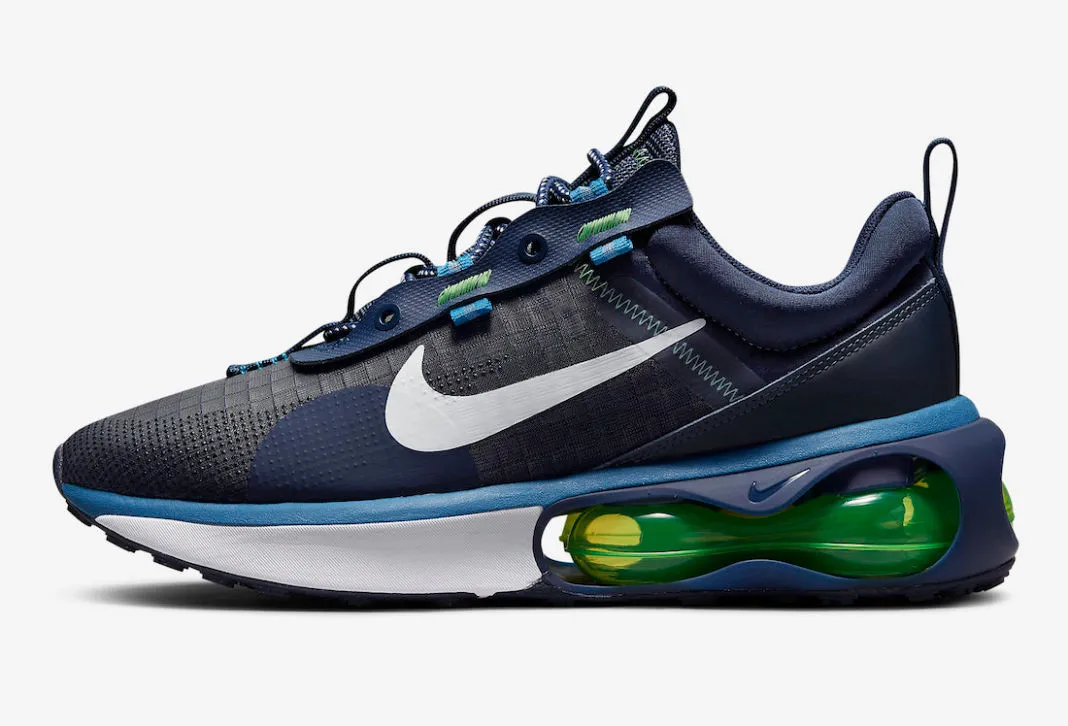 Nike Air Max 2021 Obsidian Lime Glow Brigade Blue White DH4245-400