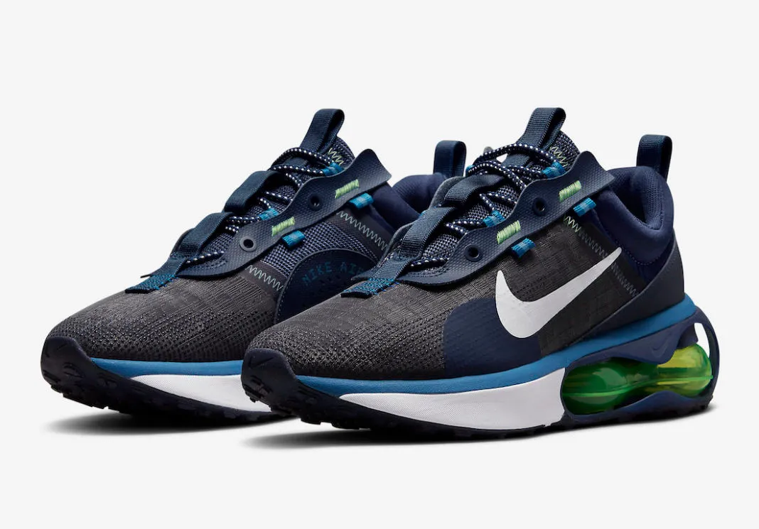 Nike Air Max 2021 Obsidian Lime Glow Brigade Blue White DH4245-400