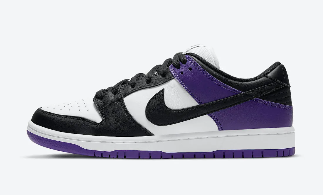 Nike SB Dunk Low Court Purple White Black BQ6817-500