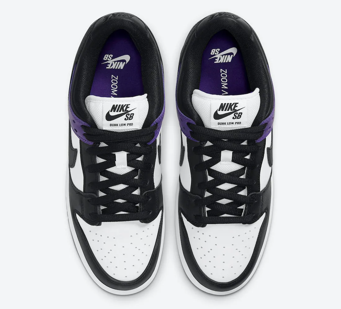 Nike SB Dunk Low Court Purple White Black BQ6817-500